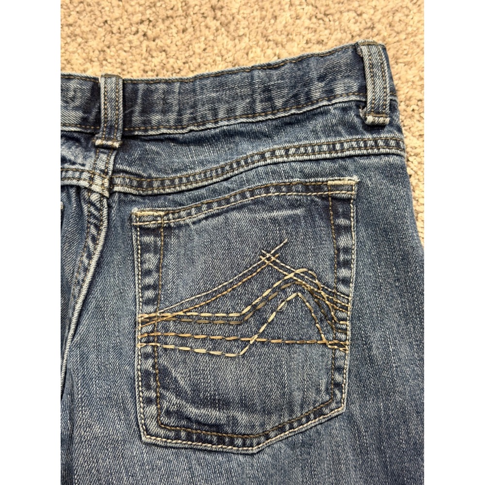 Wrangler 20X Jeans Kids 27X26 * Blue Denim Straight Leg Casual Pants - Picture 8 of 9